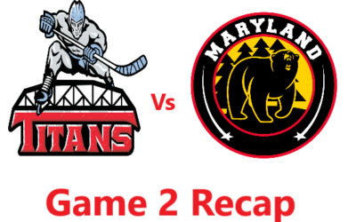 Bartecko’s two goals lead Titans to 2 – 1 win over Black Bears to complete weekend sweep