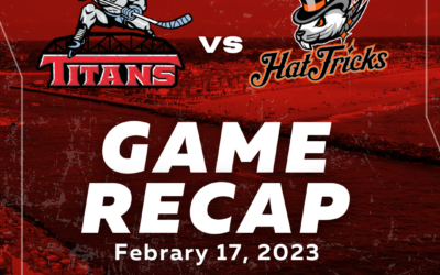 Sanborn, Young lead Titans charge in 6 – 2 win over Jr. Hat Tricks