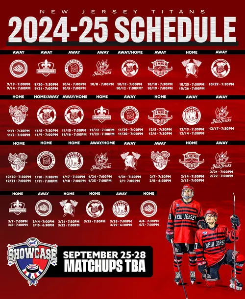 2024-25 Season Schedule Released